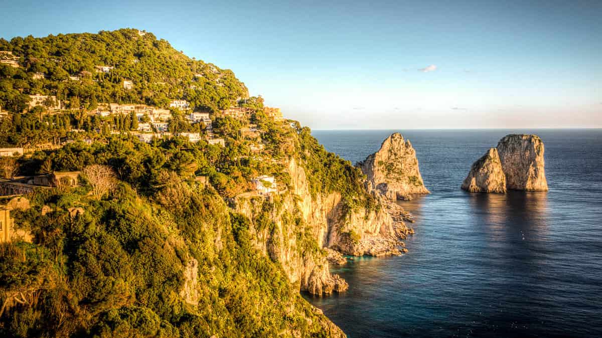 Wo man in Capri Italien bleibt