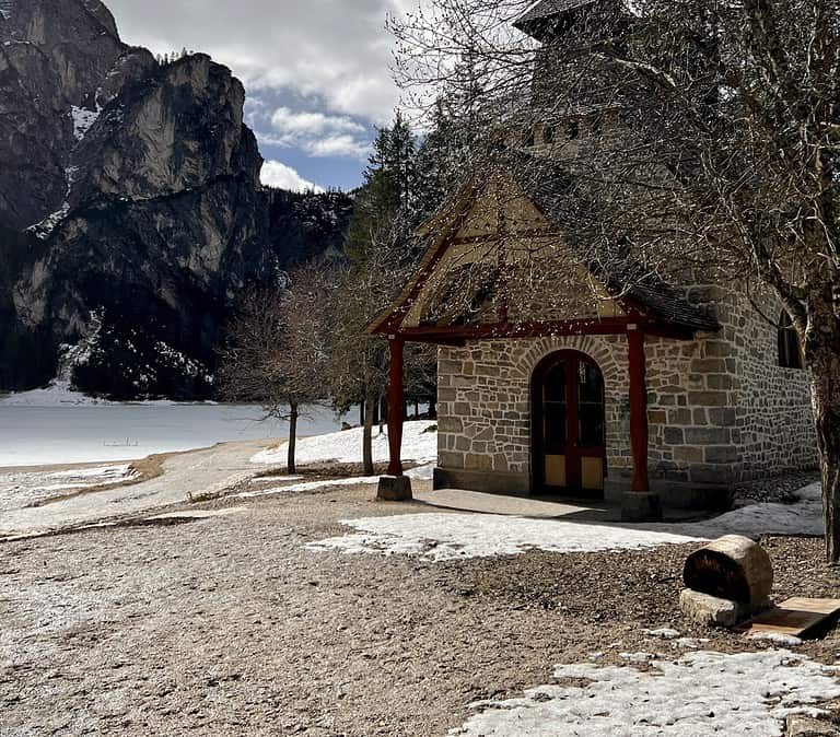 The little church by Lake Braies