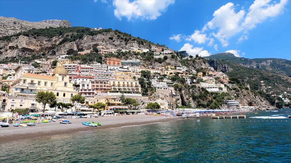 Positano Amalfin rannikko