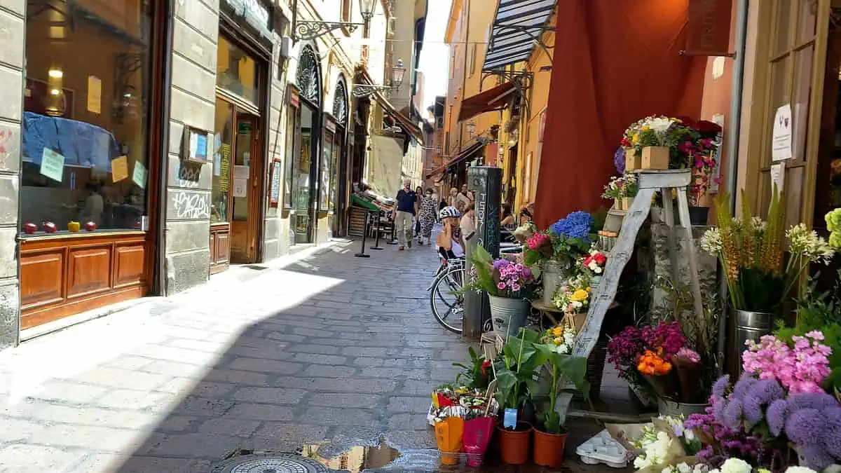 Bologne, le vieux marché