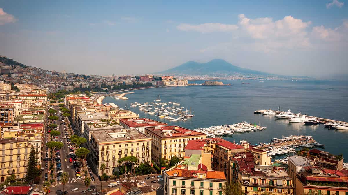 Bay of Naples and Mount Vesuvius