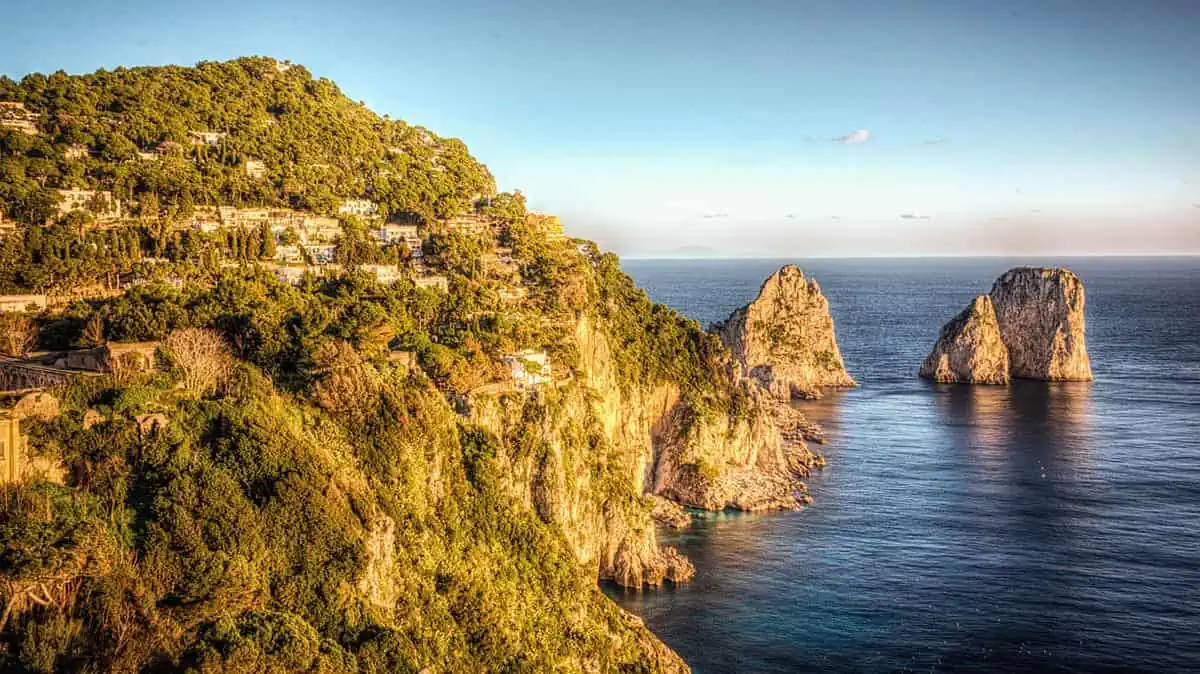 Capri the Faraglioni