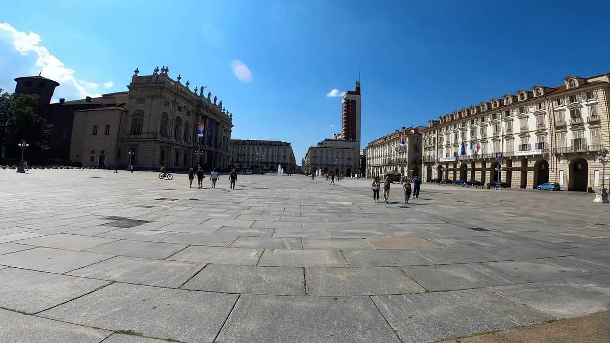 Piazza Castello and Palazzo Madama