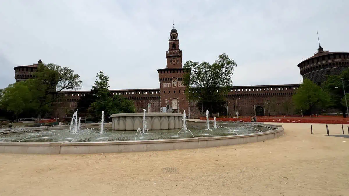 Sforza-slottet i Milano