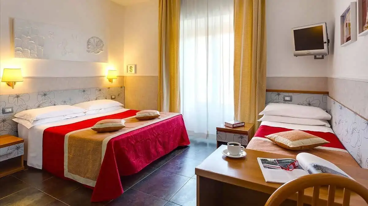 Hotel Marcantonio - billigt hotel i Rom nær termini station