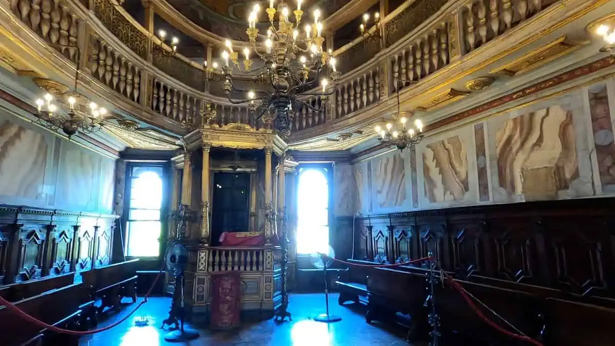 Benátky velká německá synagoga Scola 