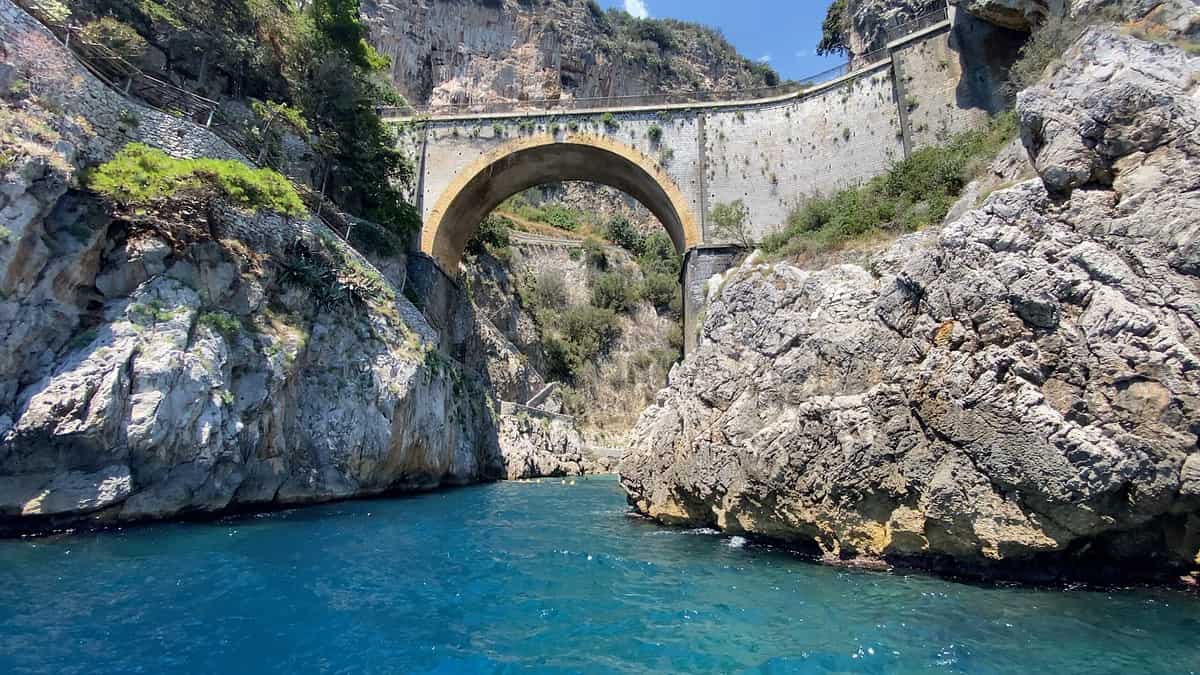 The Furore bridge on the Amalfi Coast
