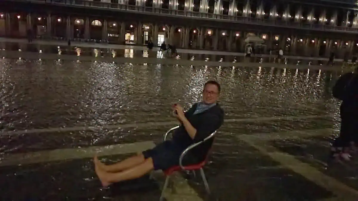 inondation à Venise, acqua alta